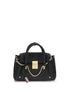 Thom Browne Black Calf Leather Bos Taurus Handbag