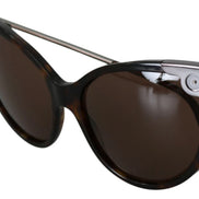 Dolce & Gabbana DG4337 Dark Havana Cat Eye Women Eyewear Sunglasses