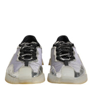 Dolce & Gabbana Multicolor Silver Logo Low Top NS1 Sneakers Shoes
