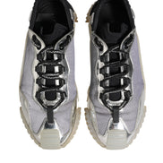 Dolce & Gabbana Multicolor Silver Logo Low Top NS1 Sneakers Shoes