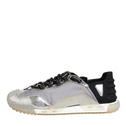 Dolce & Gabbana Multicolor Silver Logo Low Top NS1 Sneakers Shoes