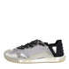 Dolce & Gabbana Multicolor Silver Logo Low Top NS1 Sneakers Shoes