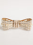 Dolce & Gabbana Gold Brass Glas Crystal Faux Pearl Embellished Brooch