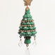 Dolce & Gabbana Gold Brass Multicolour Christmas Tree Earrings