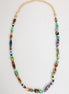 Dolce & Gabbana Multicolor Murano Glass Beads Brass Women Jewelry Necklace