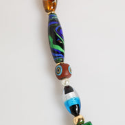Dolce & Gabbana Multicolor Murano Glass Beads Brass Women Jewelry Necklace