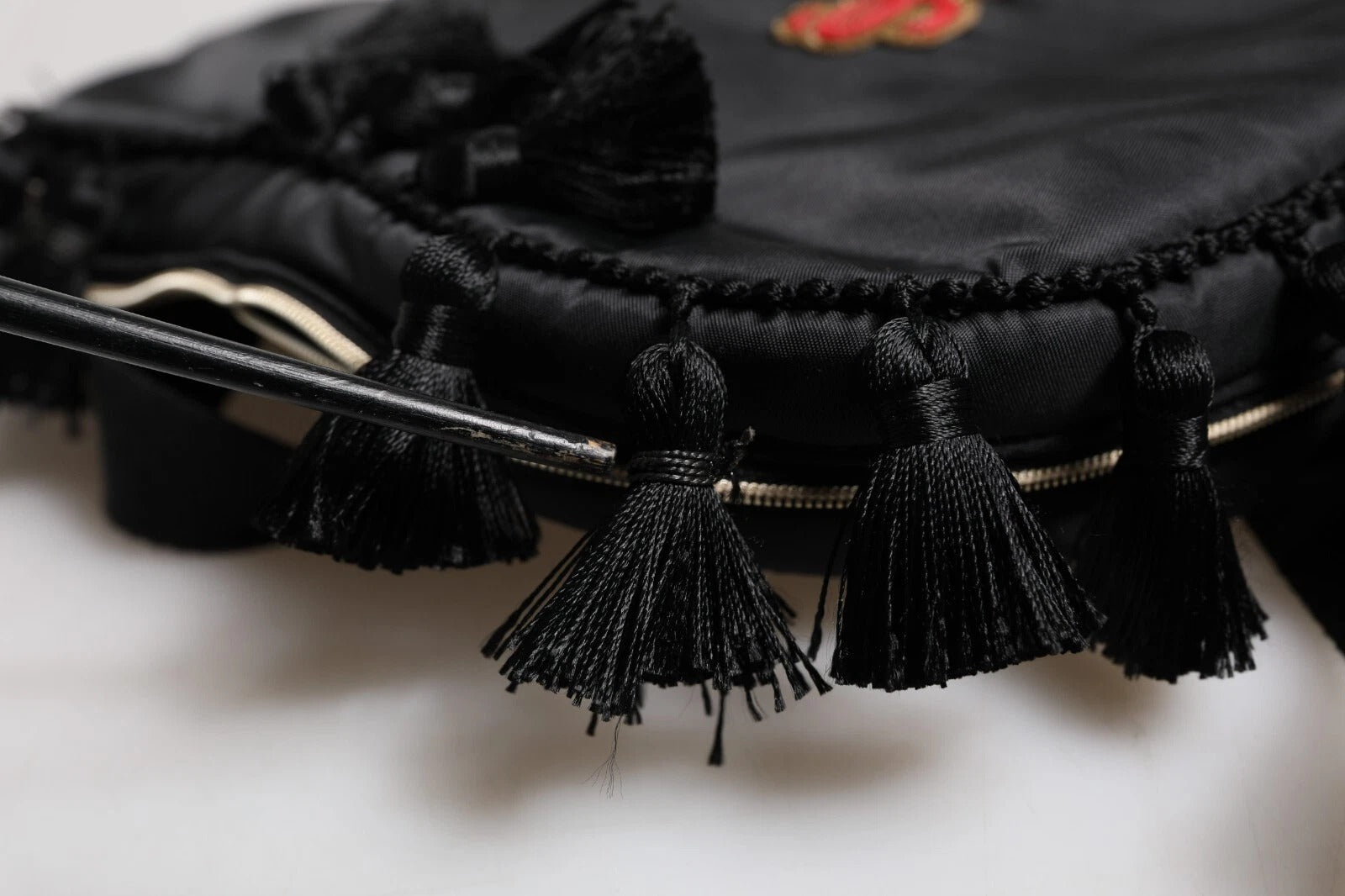 Dolce & Gabbana Μαύρο Παιδικό Σακίδιο Πλάτης με Διακοσμητικό Καρδιά L'Amore