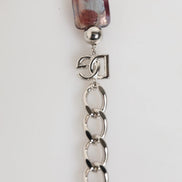 Dolce & Gabbana Multicolor Murano Glass Beads Brass Zamak Necklace
