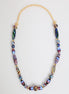 Dolce & Gabbana Multicolor Murano Glass Beads Gold Brass Chain Jewelry Necklace