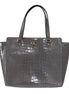 Γυναικεία Τσάντα Ώμου Kate Spade Elissa Bristol Drive από Γκρι Δέρμα με Ανάγλυφο Κροκόδειλο