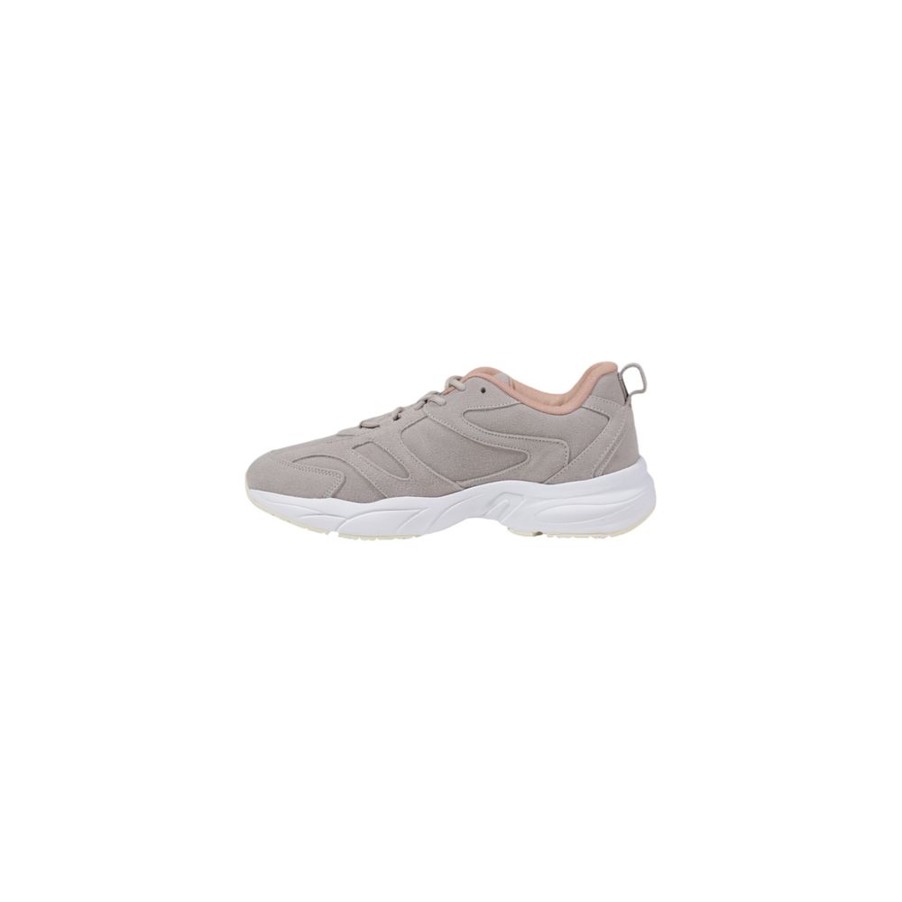 Calvin Klein Jeans Gray Artificial Leather Athletic Sneakers