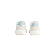 Calvin Klein Jeans Beige Leather Athletic Sneakers