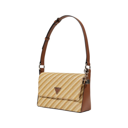 Τσάντα Guess από μπεζ πολυπροπυλένιο
