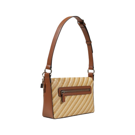 Τσάντα Guess από μπεζ πολυπροπυλένιο