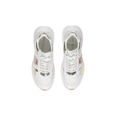 Chunky sneakers PINKO λευκά από δέρμα