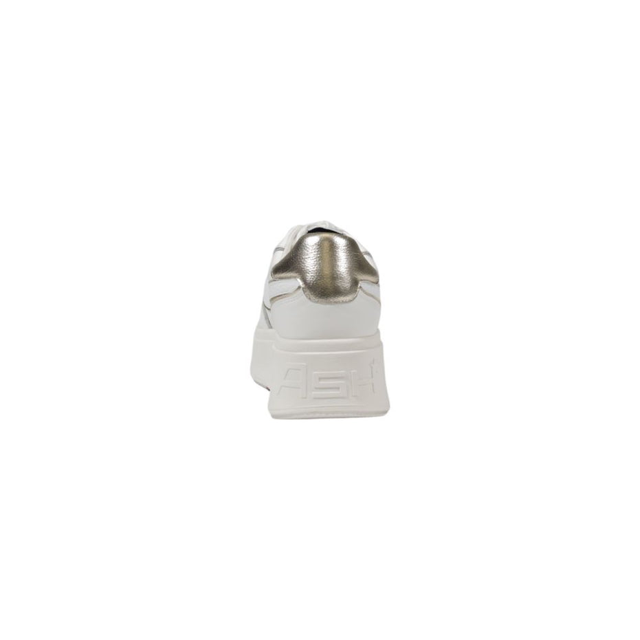 ASH White Leather Platform Sneakers