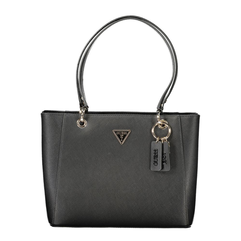 Guess Jeans Black Polyurethane Women's Handbag