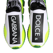Dolce & Gabbana Black White Slip On Sorrento Sneakers Shoes