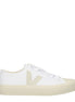 Veja White Fabric Low Top Sneakers