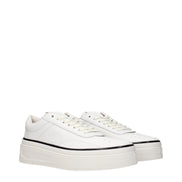 Πλατφόρμες Jil Sander από λευκό δέρμα