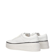 Πλατφόρμες Jil Sander από λευκό δέρμα