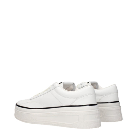 Πλατφόρμες Jil Sander από λευκό δέρμα