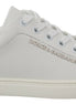 Dolce & Gabbana White Suede Leather Low Top Sneakers Shoes