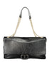 Twinset Nero Poliuretano Woman Shoulder Bag