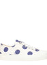 Moschino White Fabric Low Top Sneakers