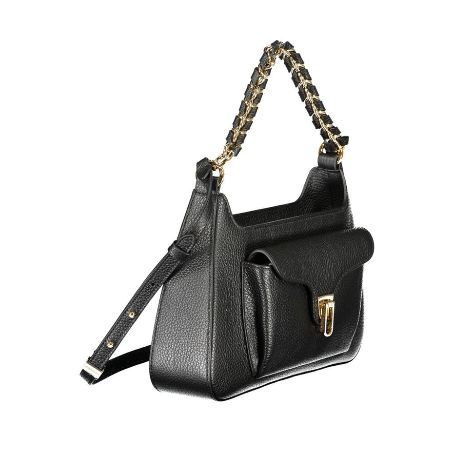 Coccinelle Nero Leather Women Handbag