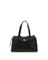 Dolce & Gabbana Black Calf Leather Bos Taurus Shoulder Bag