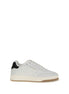 Saint Laurent Λευκά Δερμάτινα Μοσχαρίσια Χαμηλά Sneakers Bos Taurus