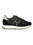Blauer Black Leather Women Sneaker