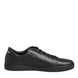 Dolce & Gabbana Μαύρα Δερμάτινα Αθλητικά Παπούτσια Sneakers με Καρδιά από Κρύσταλλα