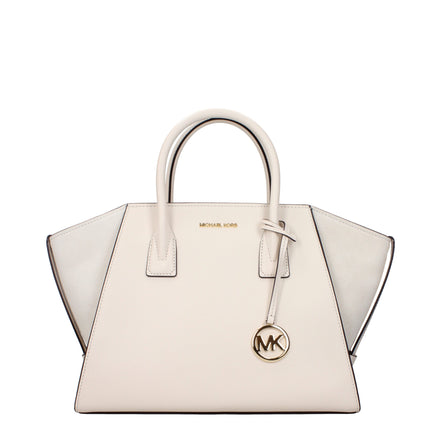 Τσάντα χειρός Michael Kors από μπεζ δέρμα