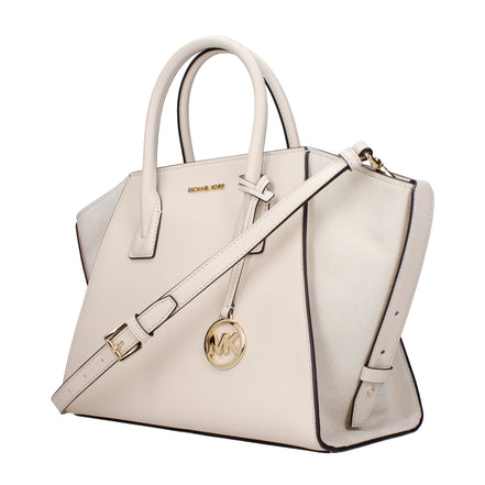 Τσάντα χειρός Michael Kors από μπεζ δέρμα