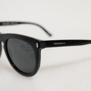 Dolce & Gabbana DG4281 Black Round Frame Full Rim Eyewear Sunglasses