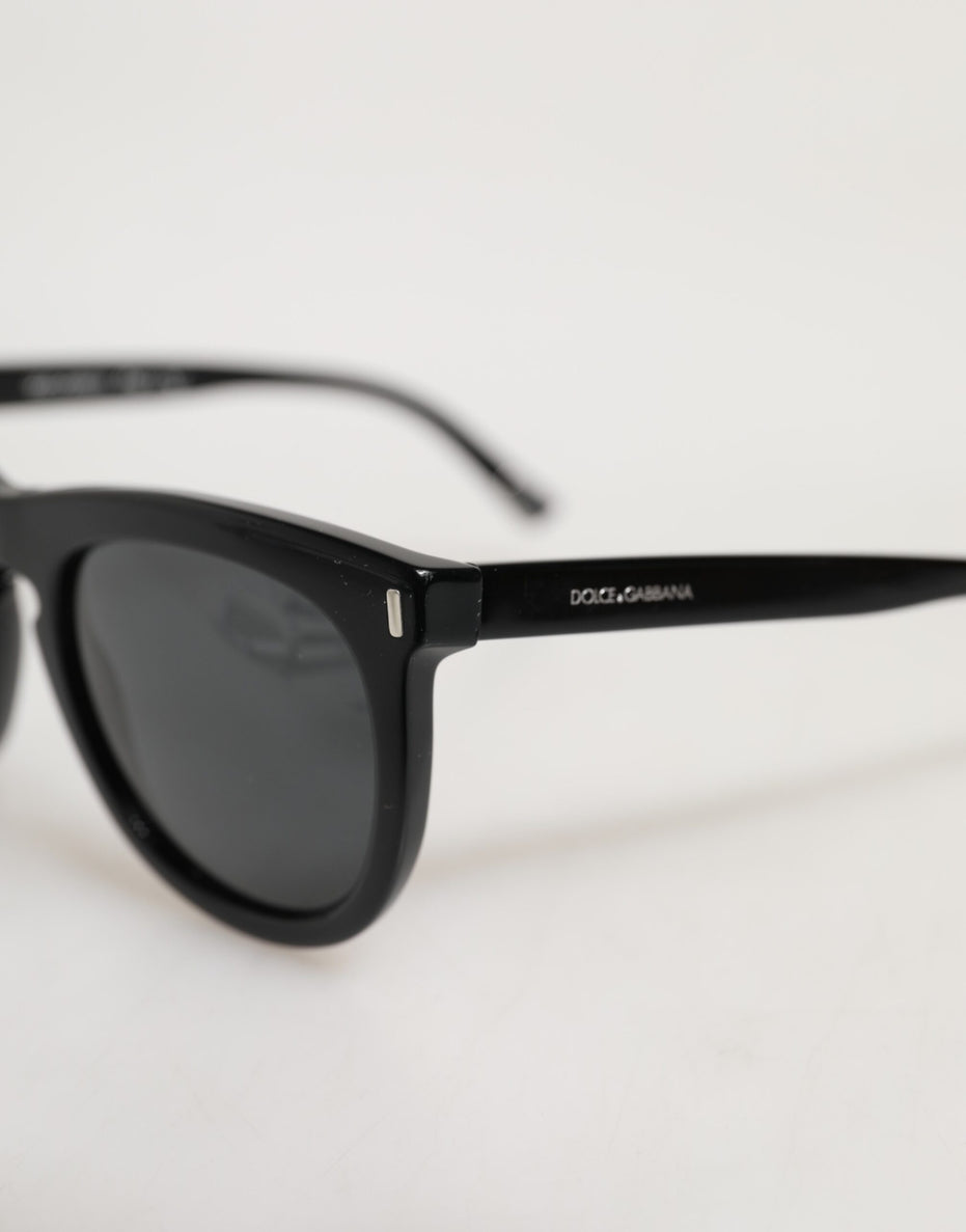 Dolce & Gabbana DG4281 Μαύρα Στρογγυλά Γυαλιά Ηλίου με Πλήρες Πλαίσιο