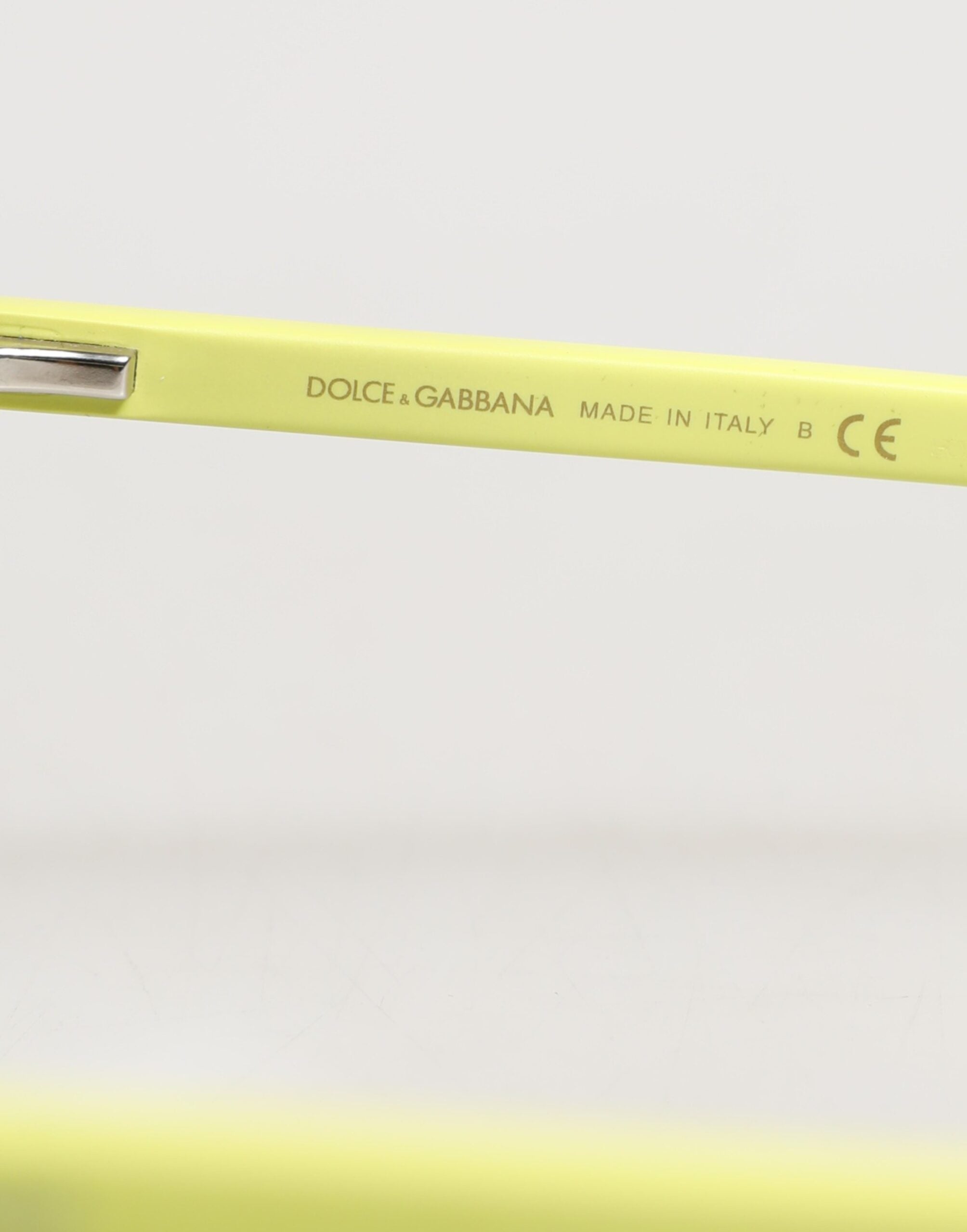 Γυαλιά Ηλίου Dolce & Gabbana DG4324 με Κίτρινο Σκελετό και Καθρέφτη Φακούς