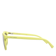 Dolce & Gabbana DG4324 Yellow Framed Mirrored Lenses Eyewear Sunglasses