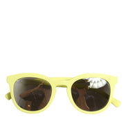 Dolce & Gabbana DG4324 Yellow Framed Mirrored Lenses Eyewear Sunglasses