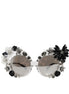 Dolce & Gabbana Διαφανή Στρογγυλά Γυαλιά Ηλίου DG4292 με Κρυστάλλινα Λουλούδια