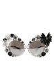 Dolce & Gabbana Διαφανή Στρογγυλά Γυαλιά Ηλίου DG4292 με Κρυστάλλινα Λουλούδια