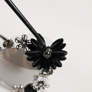 Γυαλιά ηλίου Dolce & Gabbana DG4292 διαφανή με στρογγυλά κρύσταλλα και λουλούδια