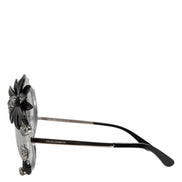 Γυαλιά ηλίου Dolce & Gabbana DG4292 διαφανή με στρογγυλά κρύσταλλα και λουλούδια