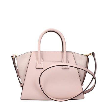 Τσάντα χειρός Michael Kors από ροζ δέρμα