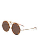 Dolce & Gabbana Gold Havana Frame DG Fatto A Mano Eyewea Sunglasses