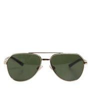 Dolce & Gabbana DG2125 Silver Frame Aviator Shades Eyewear Sunglasses Children