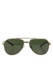 Dolce & Gabbana DG2125 Ασημί Σκελετός Aviator Γυαλιά Ηλίου Παιδικά