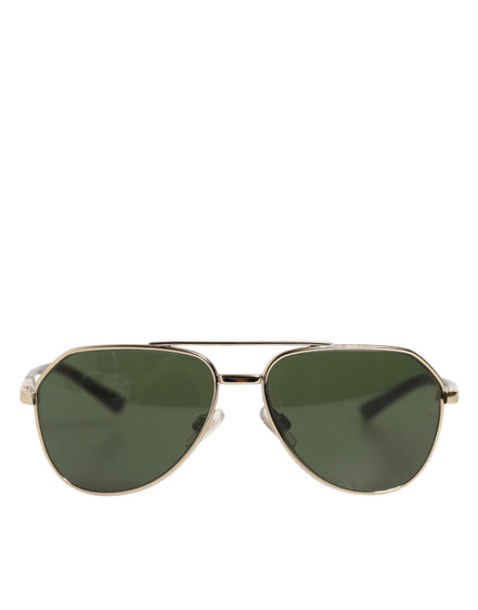 Dolce & Gabbana DG2125 Silver Frame Aviator Shades Eyewear Sunglasses Children